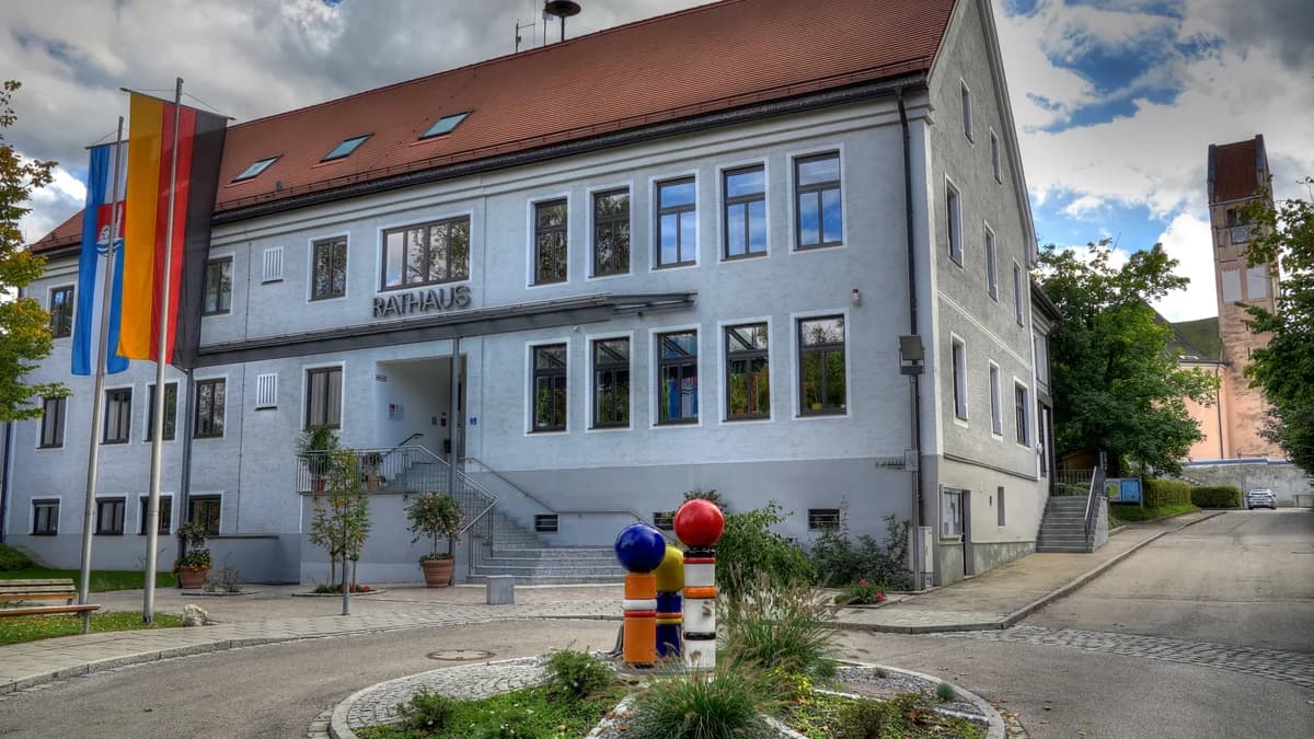 Stadtansicht von Bergkirchen